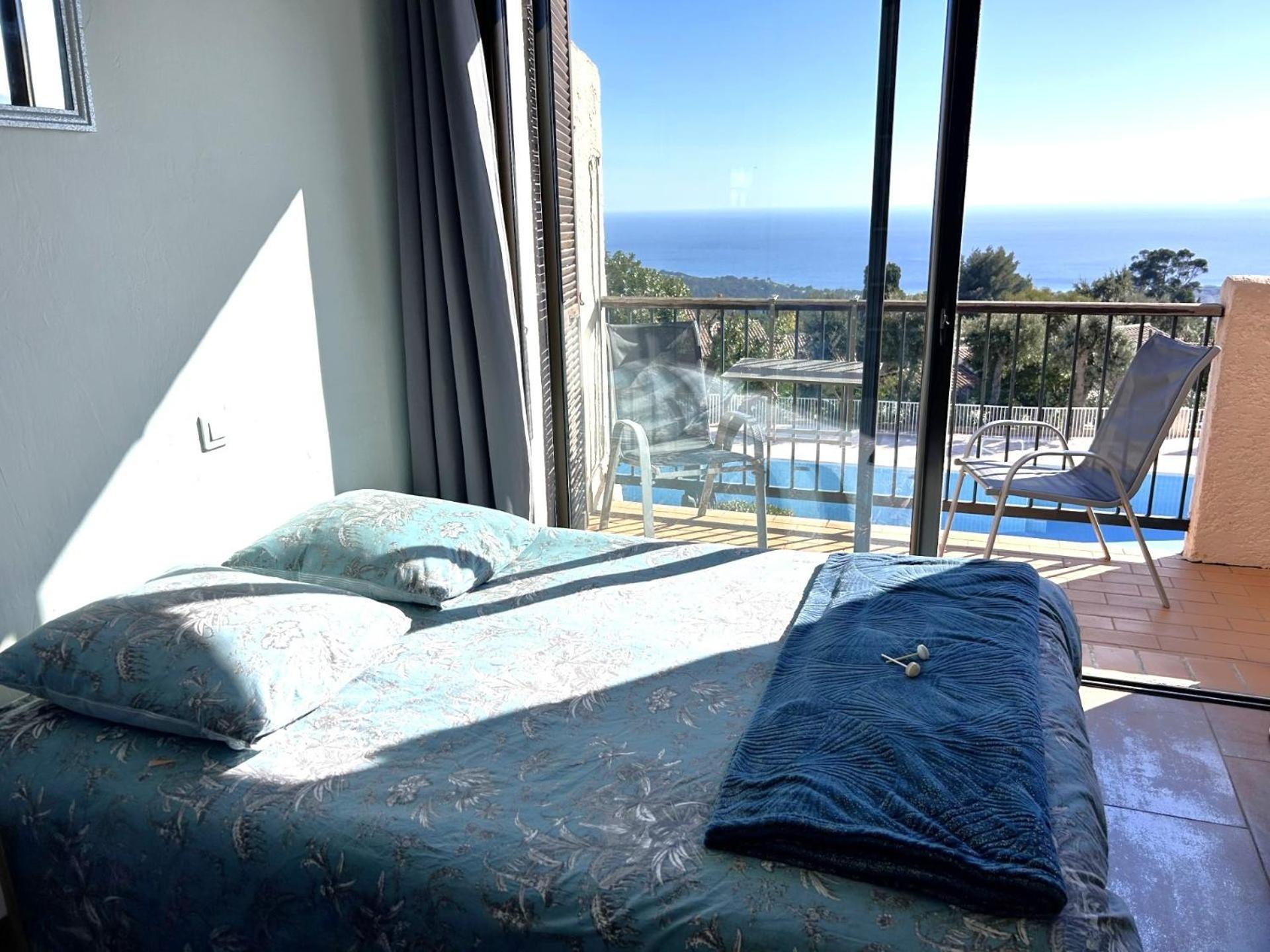 Studio Pool House Vue Mer Panoramique Amazing Sea View Wifi Linge Linen Inclut Aircondition La Croix-Valmer Exterior photo